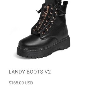 BRAND NEW - Black boots with fur inside